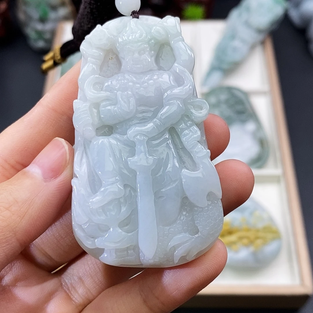 颈饰未镶嵌翡翠宏**金缅甸翡翠a货