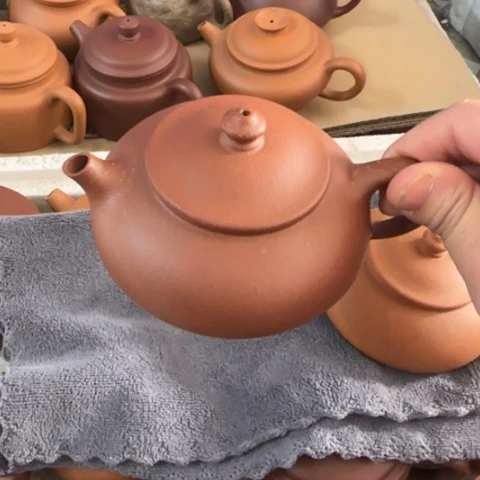 紫砂茶壶红降坡泥170c c