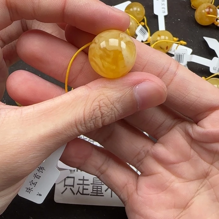 蜜蜡未镶嵌珠宝奇石天然210