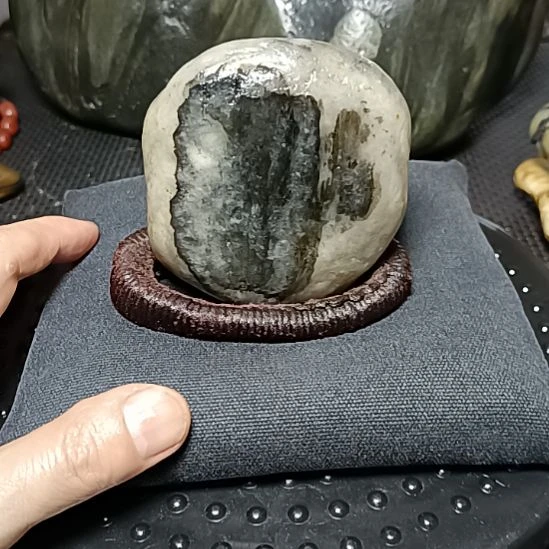 新疆金丝玉原石国画