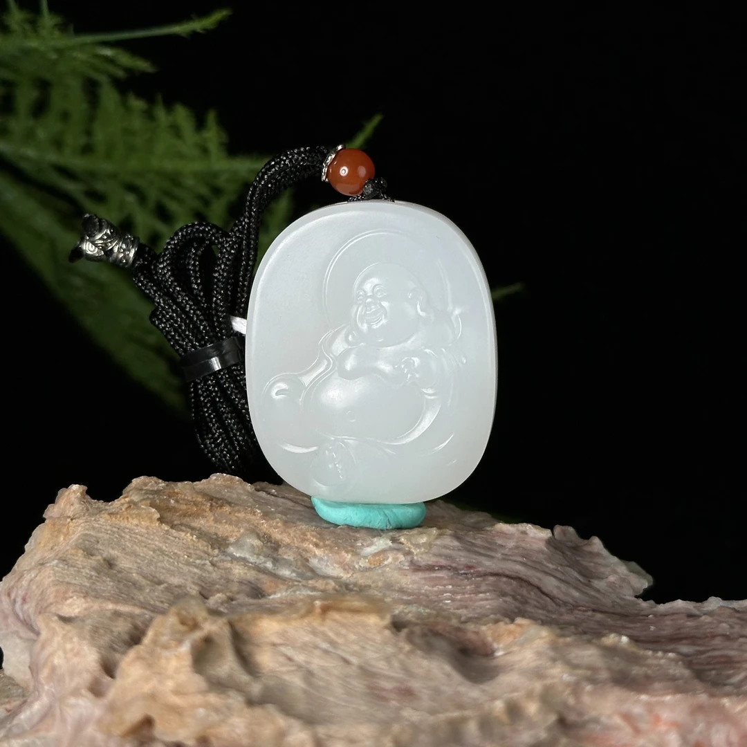 CZS4040303*【上海兰馨】20世纪和田玉随身佛吊坠