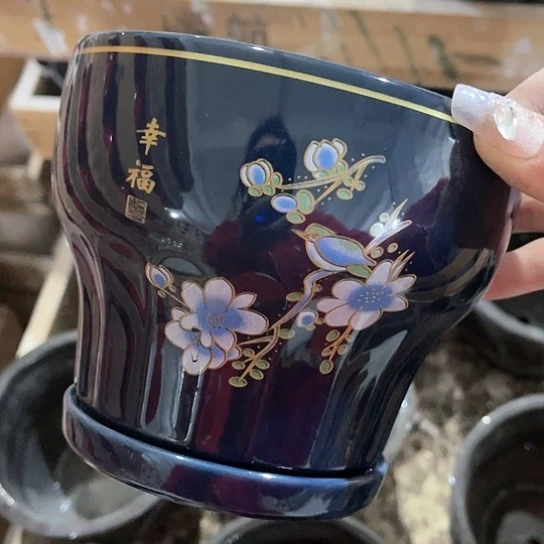 陶瓷外贸尾货多肉绿植陶瓷花盆