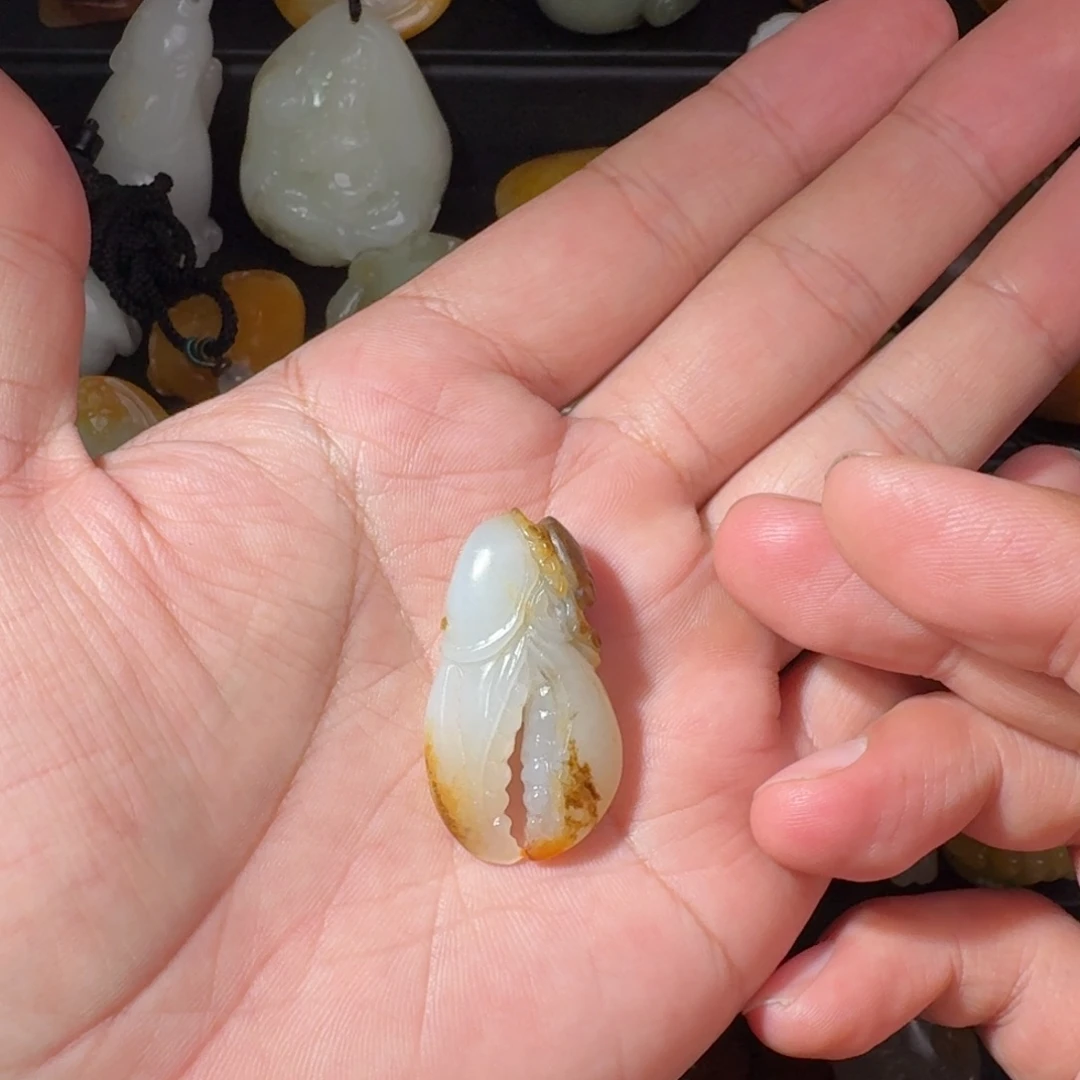 和田玉未镶嵌吊坠(不含链)