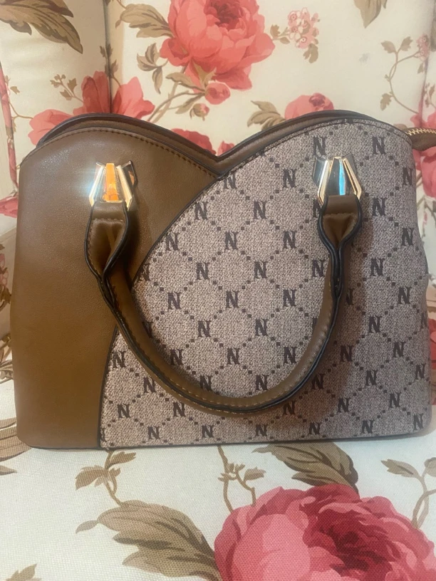 托特包拉链适合灰色大衣的包包咖色大号斜挎包女士