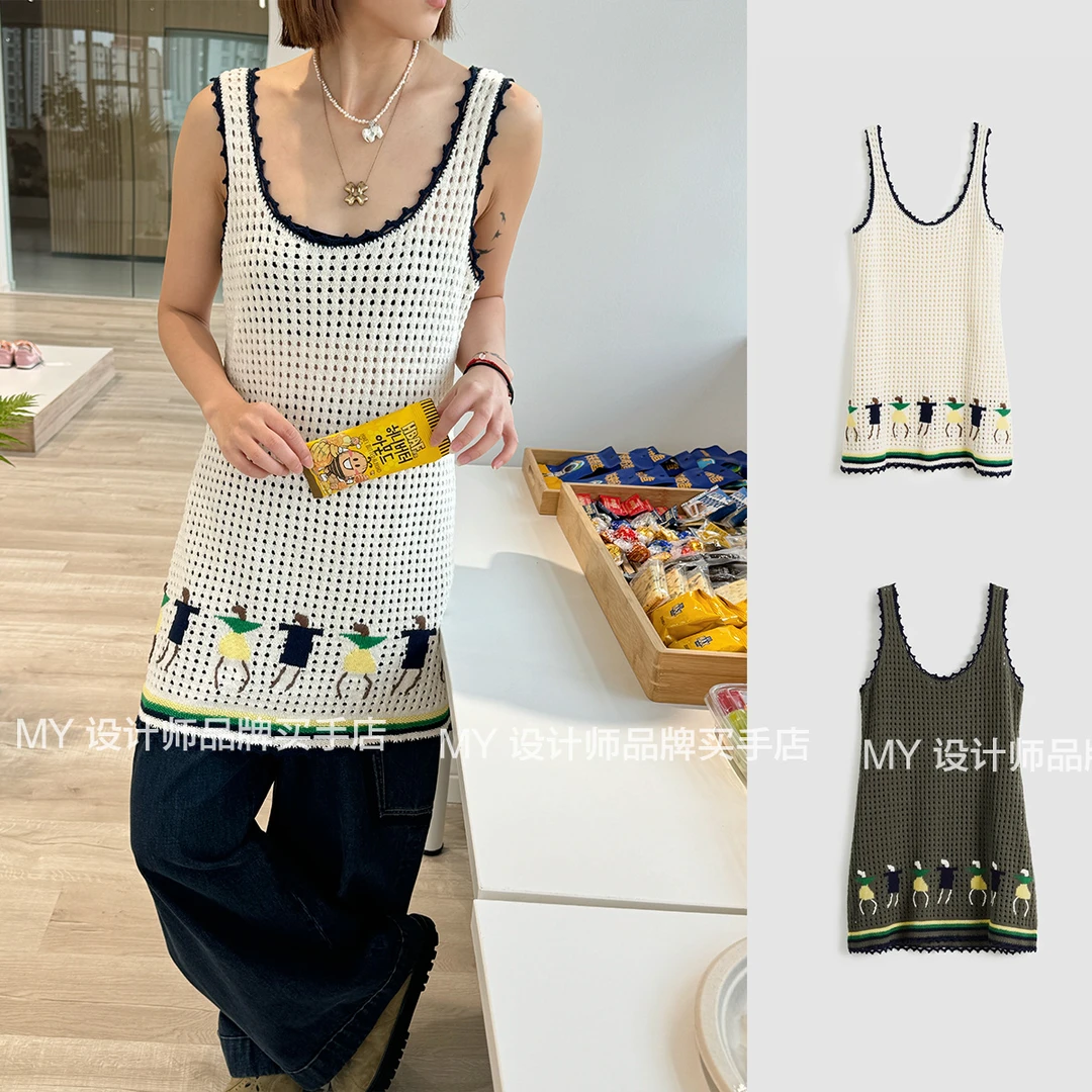 SHORT SeNTence 装饰小人背心25年春25SSOP10-WT10/GN57——2800