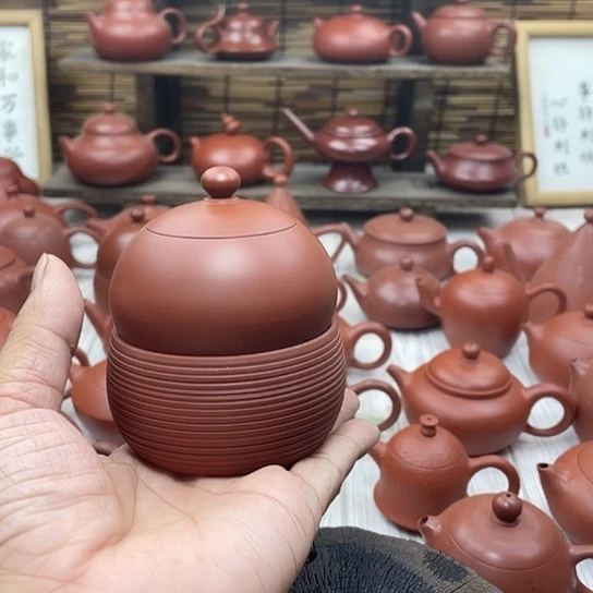 @****✨潮州朱泥手拉壶地球仪壶