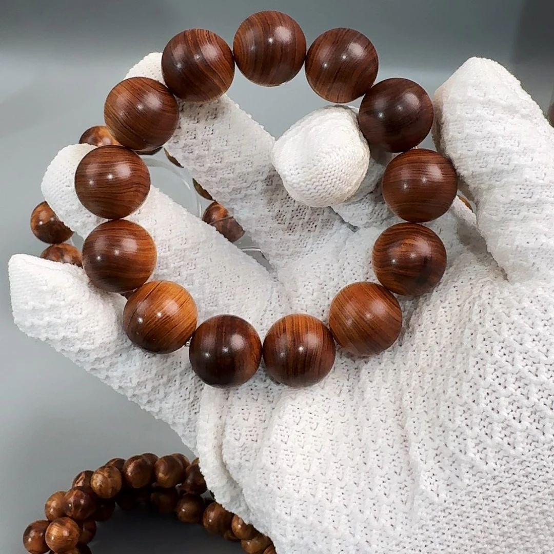 叶***秋柏木（崖柏）手串/手链黄白泥膏1.8