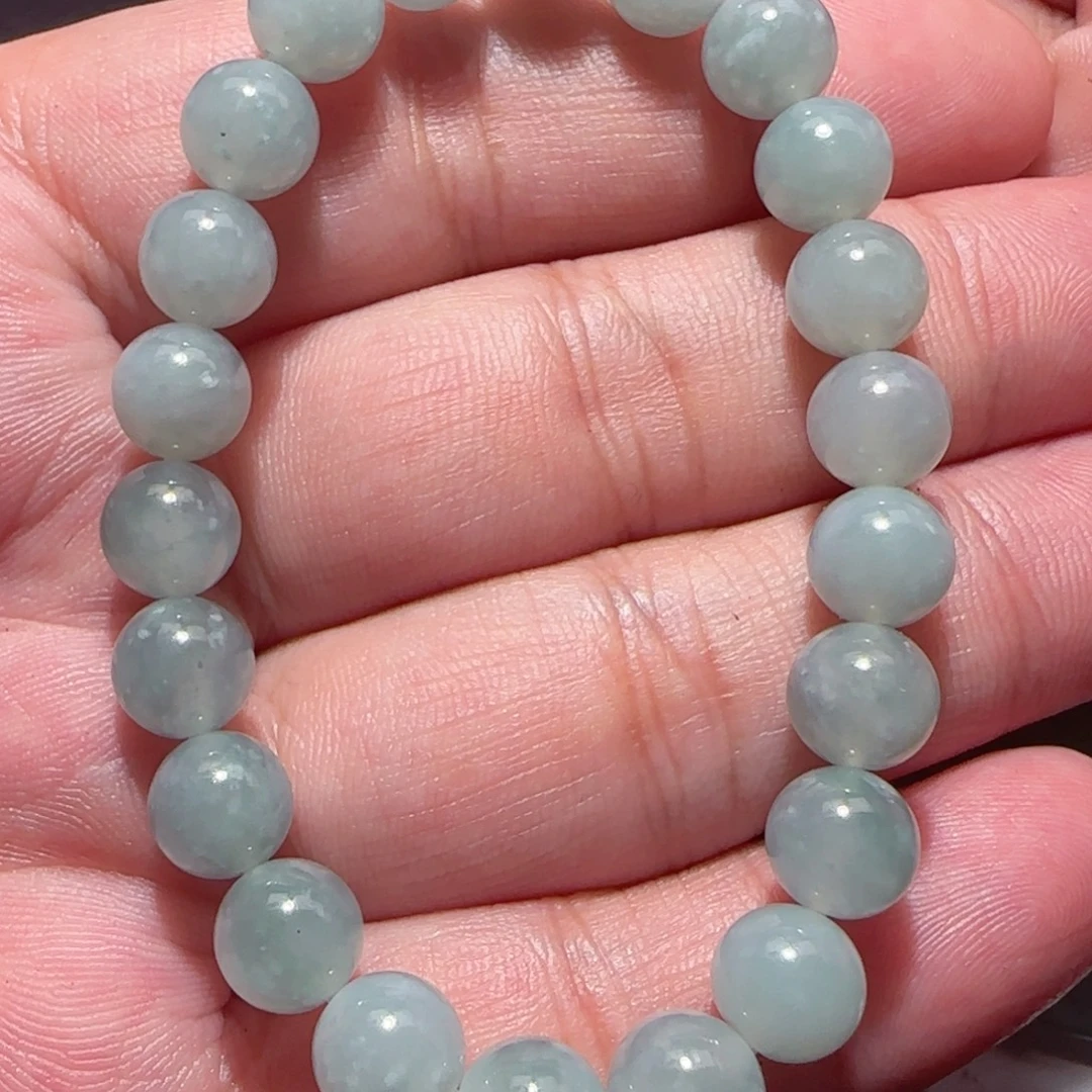 定制翡翠未镶嵌天然翡翠手串