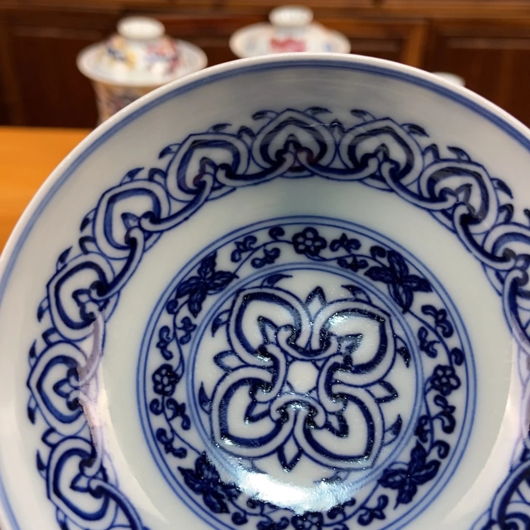 手绘现代茶具非古董