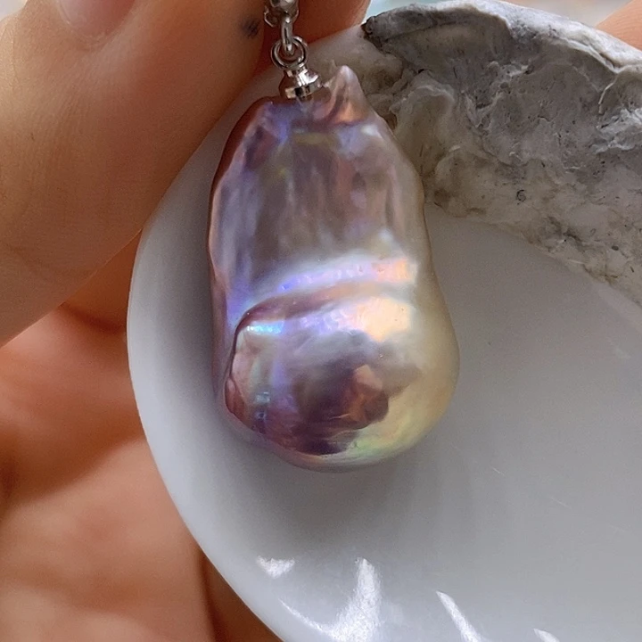 淡水珍珠未镶嵌吊坠(不含链)