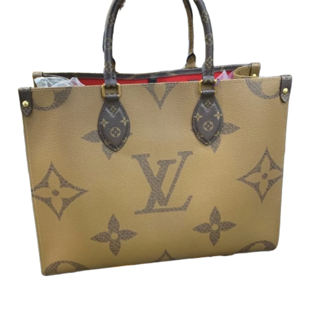 99新 LouisVuitton/路易威登 onthego丛林中号腋下老花托特包