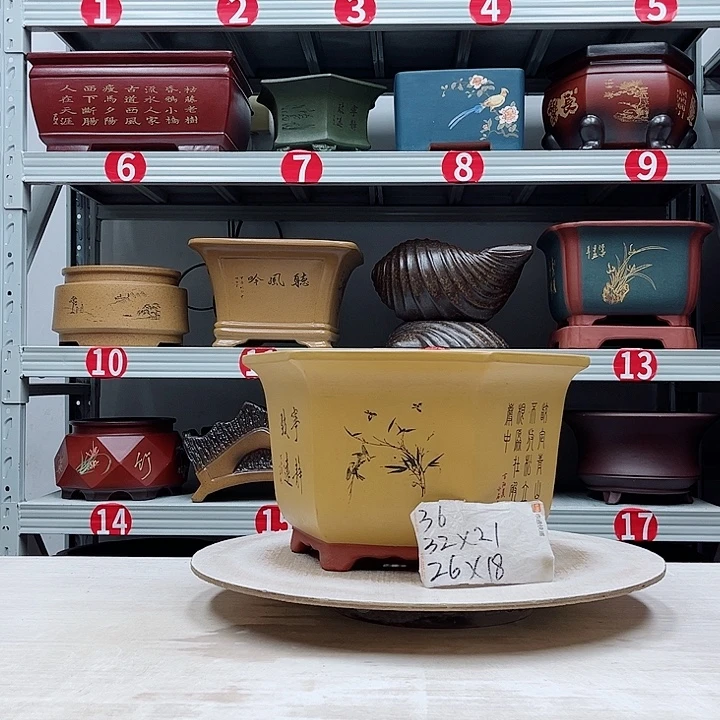 紫砂花盆紫砂花盆