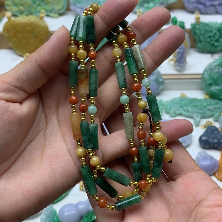 颈饰未镶嵌翡翠翡翠