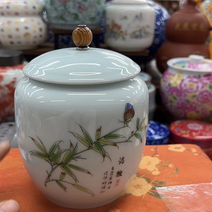 瓷片茶叶罐茶叶罐