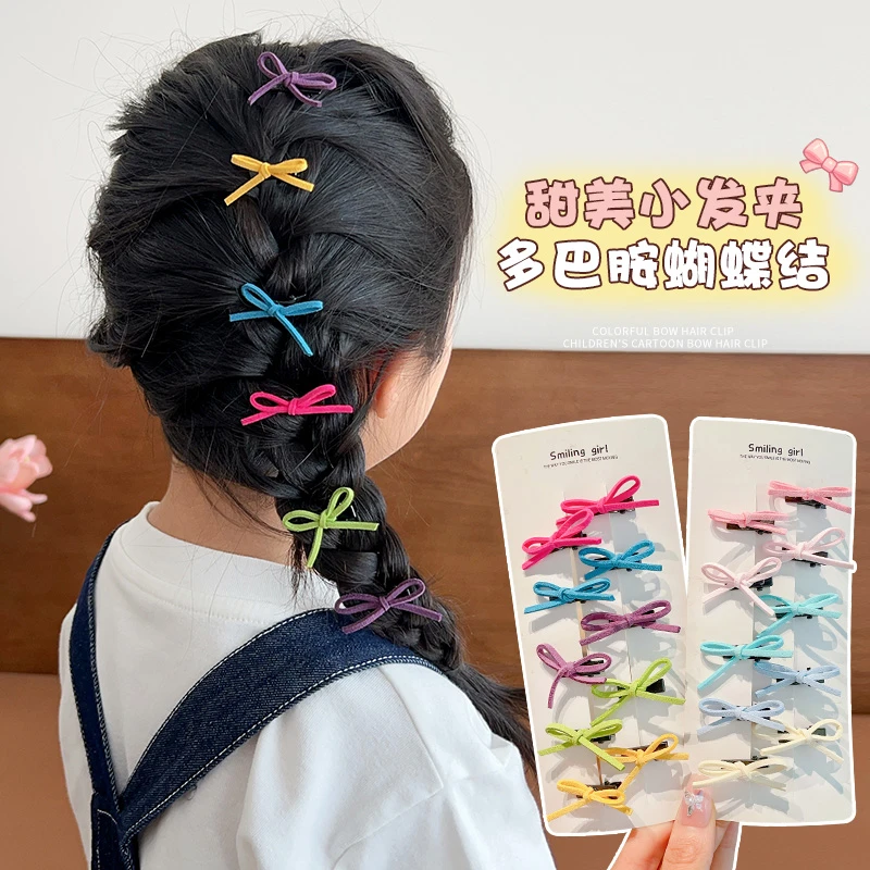 新款儿童发夹女童发饰宝宝头饰蝴蝶结可爱小女孩侧边夹碎发卡夹子