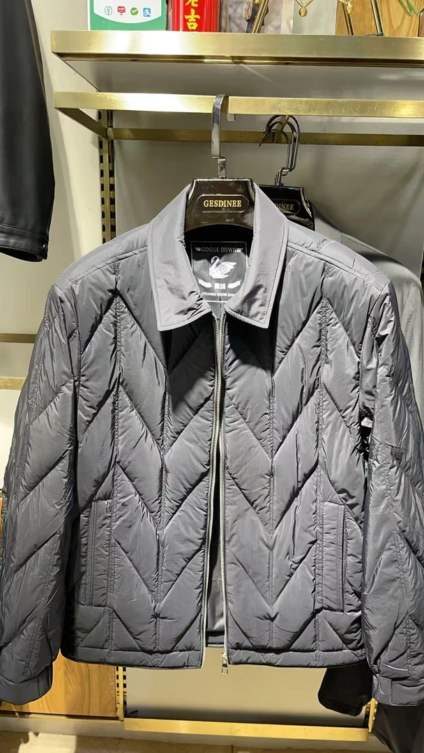 【鹅绒】男士轻薄鹅绒服商务休闲翻领