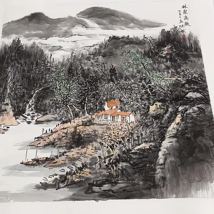 国画花鸟的翅膀和翅膀是一样长