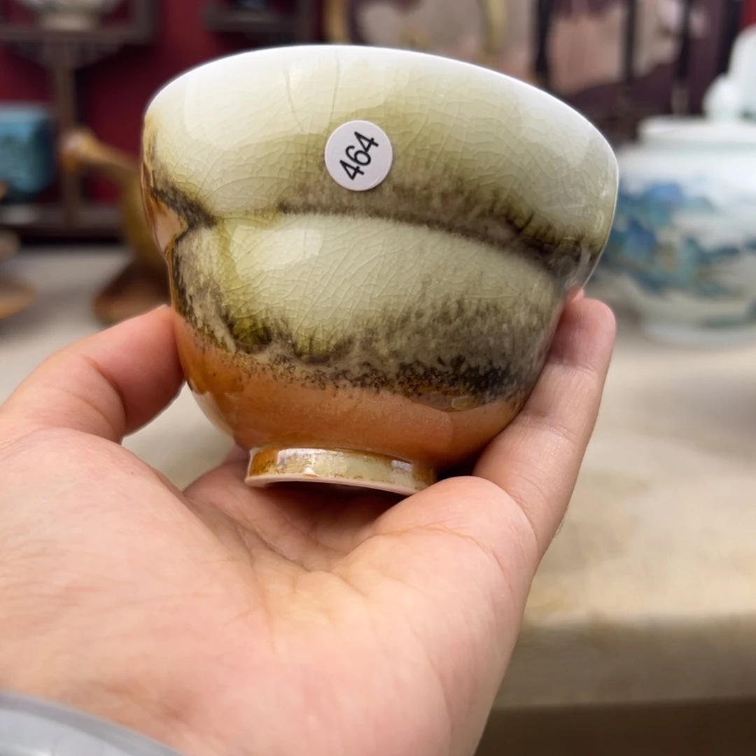 杯纯手工柴烧主人杯