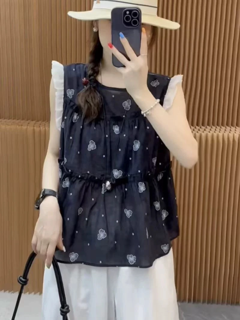 韩版夏季时尚洋气减龄气质娃娃衫小衫