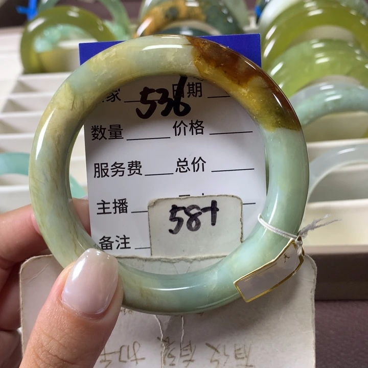 未镶嵌蛇纹石玉手镯536