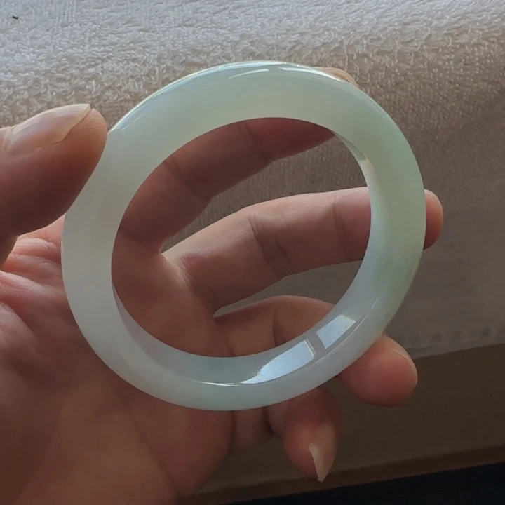 翡翠未镶嵌手镯老坑冰胶