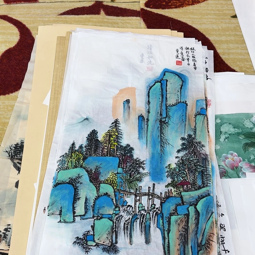 国画四尺四开觉道老师作品