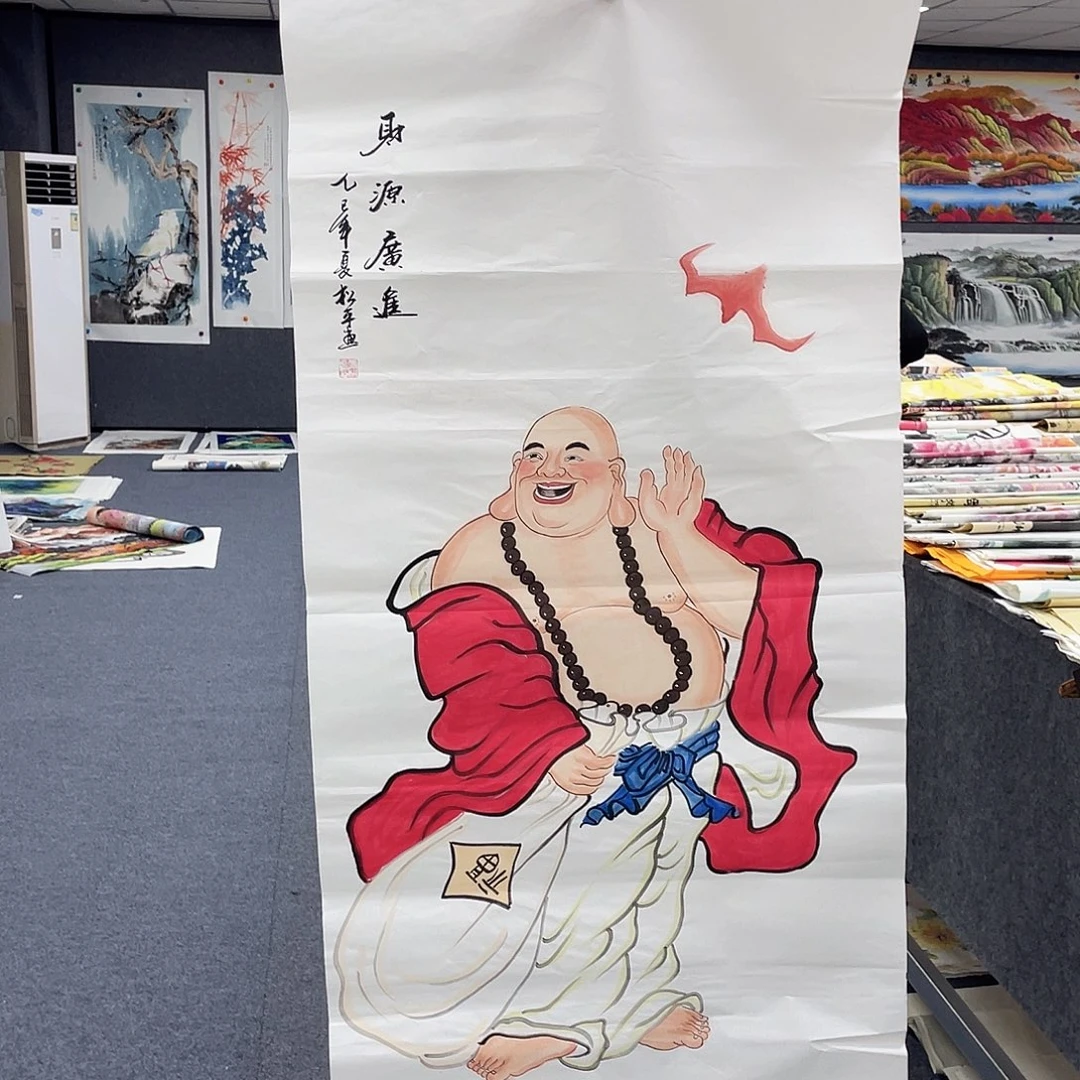 国画作品小姐姐放漏…