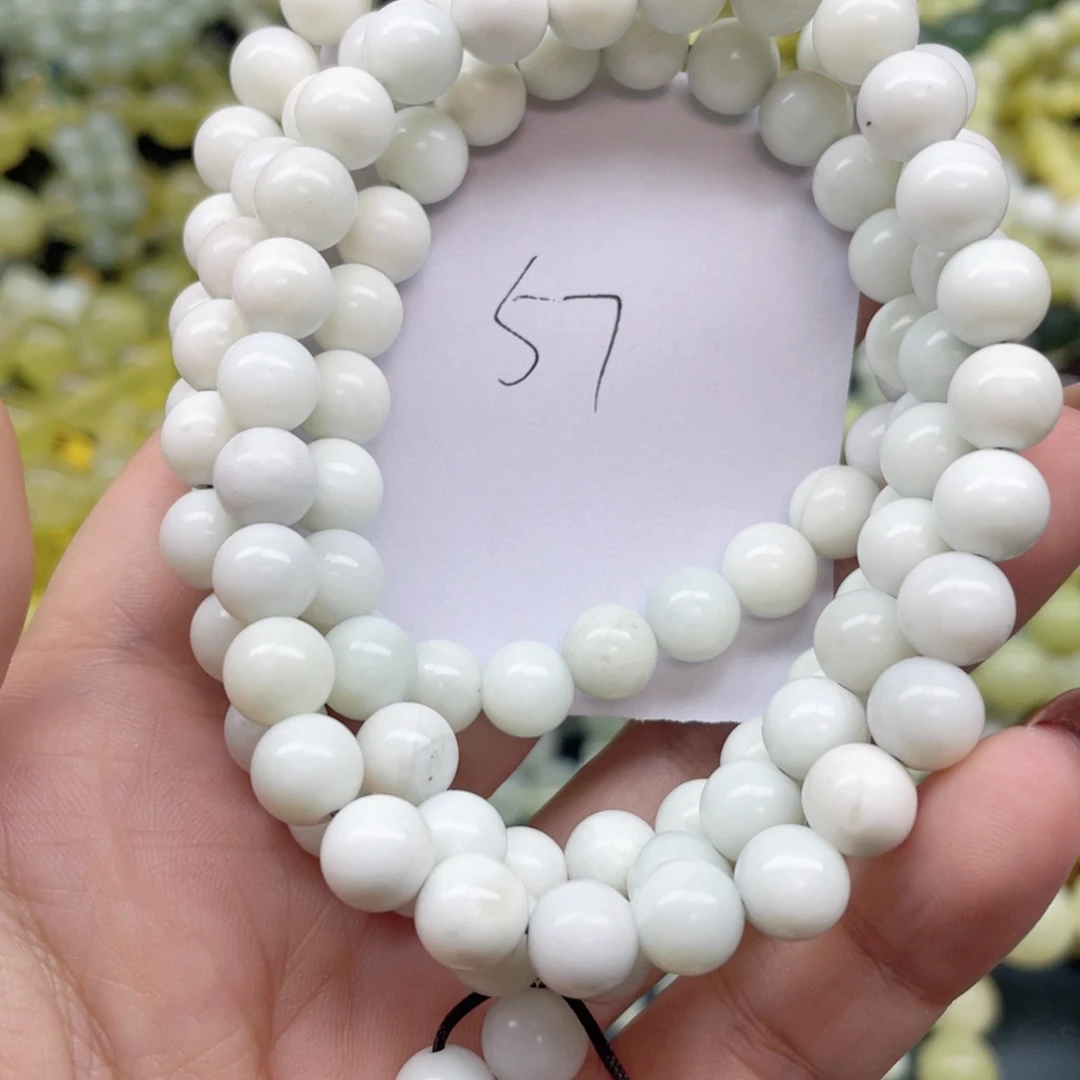 未镶嵌蛇纹石玉手链