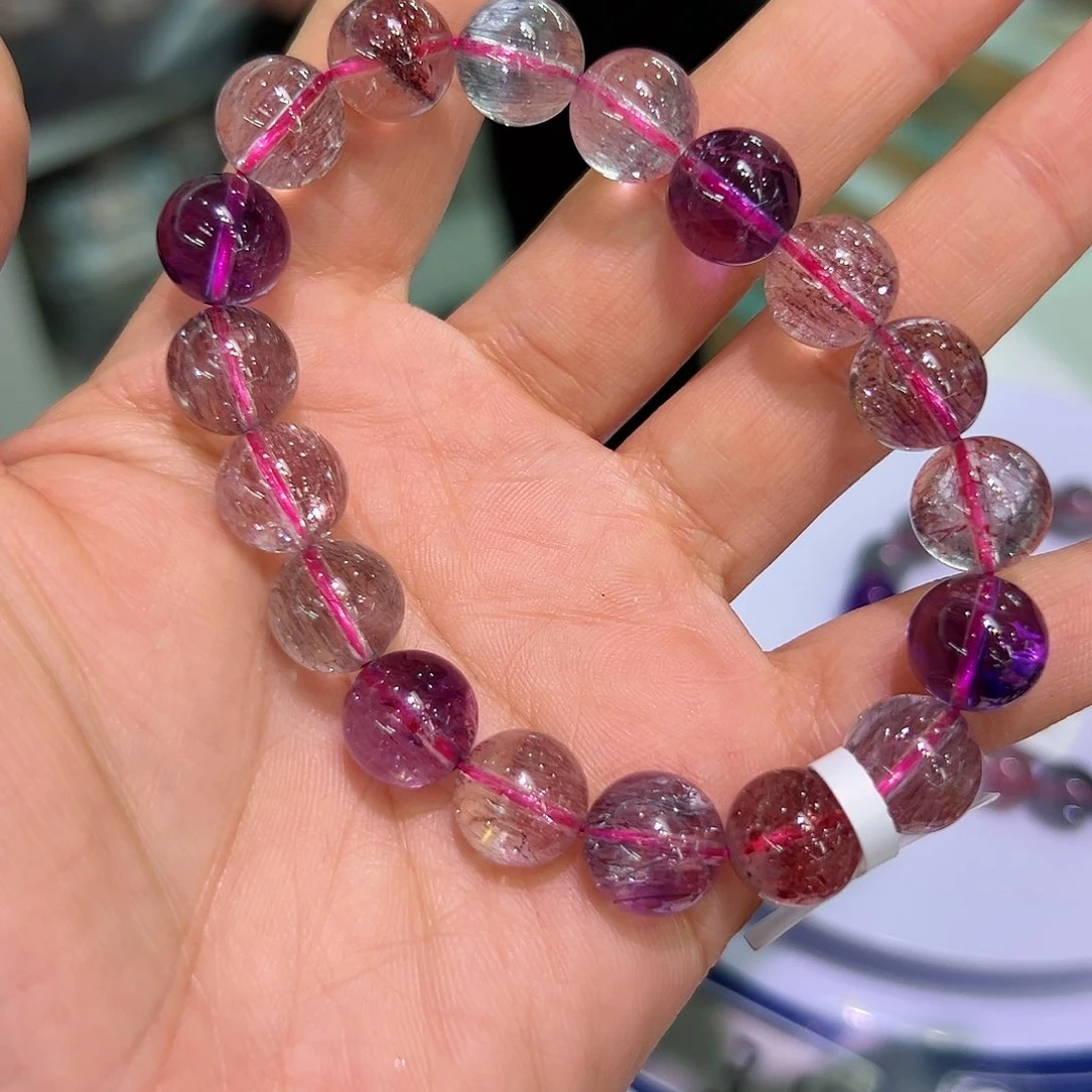 水晶手链未镶嵌咧****鱼超七11mm