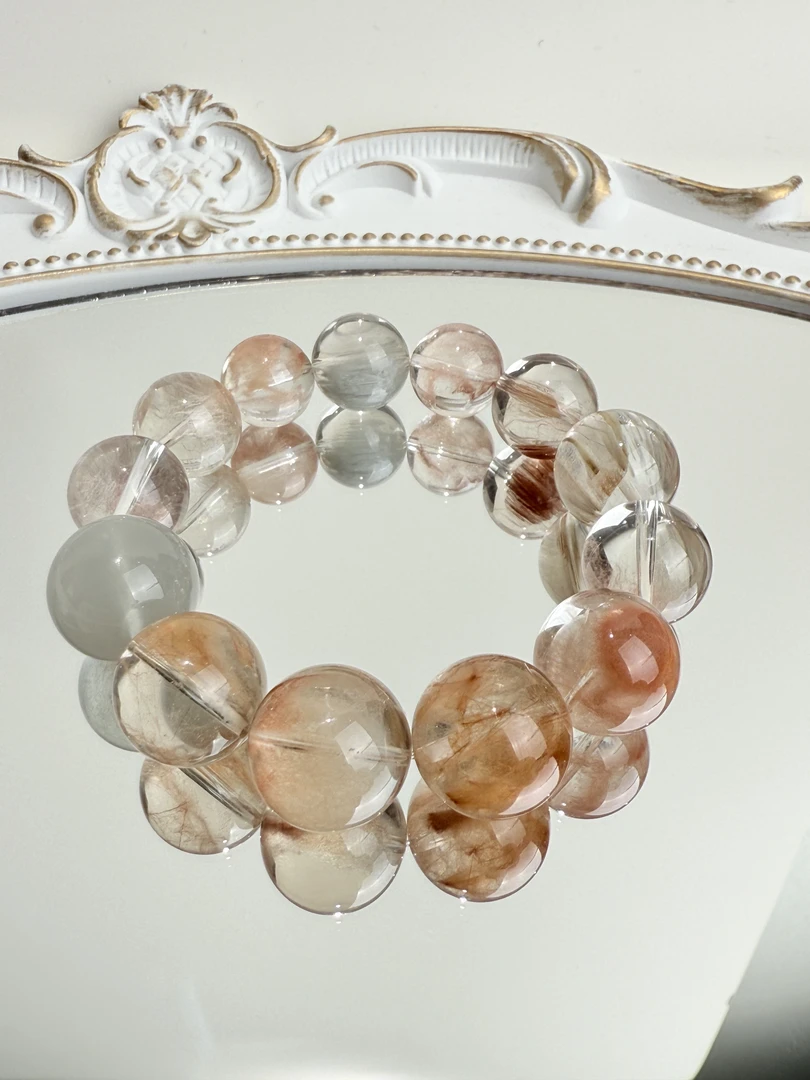 孤品【兔毛特殊矿】 童屿境~天然水晶原创手串