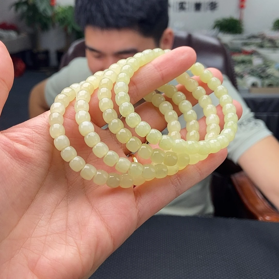 和田玉未镶嵌颈饰手串 颜色多样性发拍一发一