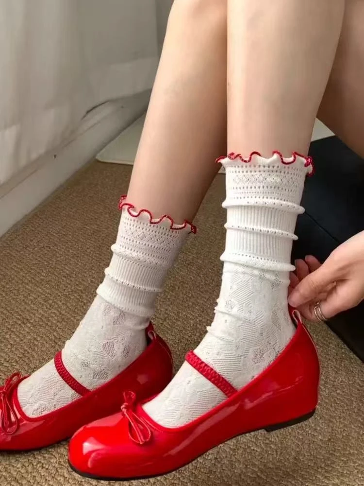 【粉丝专属】姑娘们都要拥有的蕾丝花边袜女款袜子SW-O23