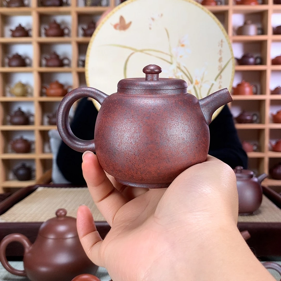 柿***！紫砂茶壶紫砂壶手工制作1
