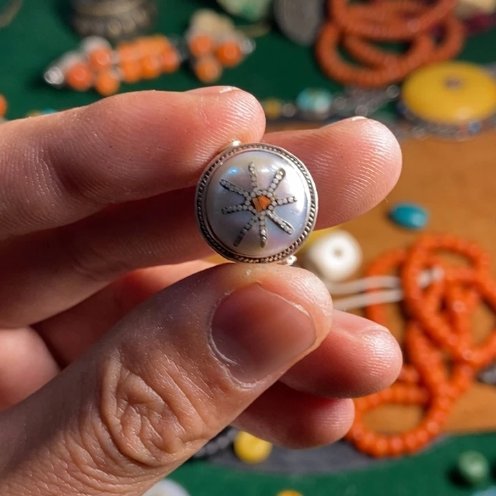 银S925藏地配饰藏传配件