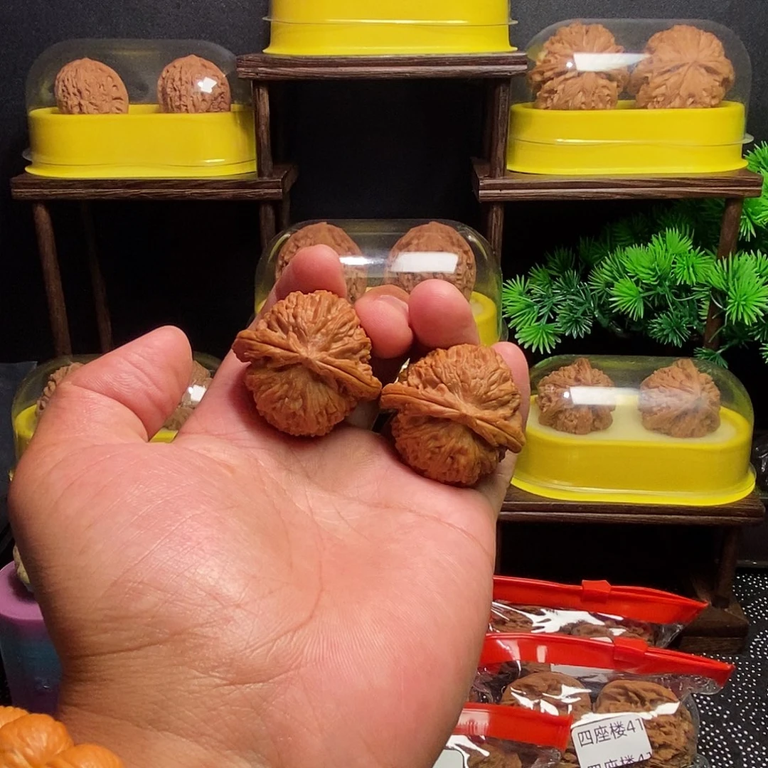 吊坠文玩核桃球白