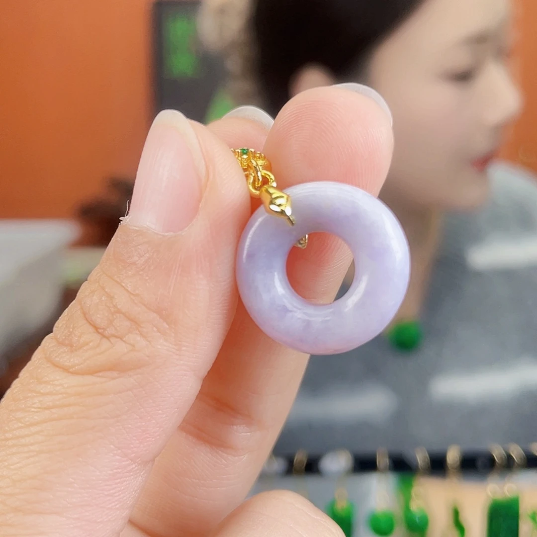 翡翠未镶嵌耳饰饰品