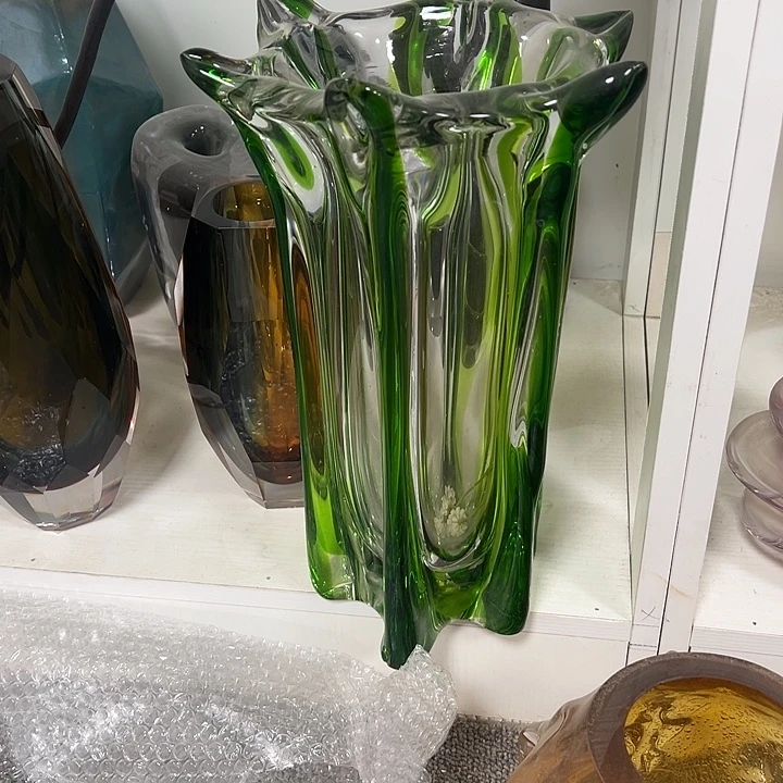 高31轻奢琉璃花器微瑕福利磕伤