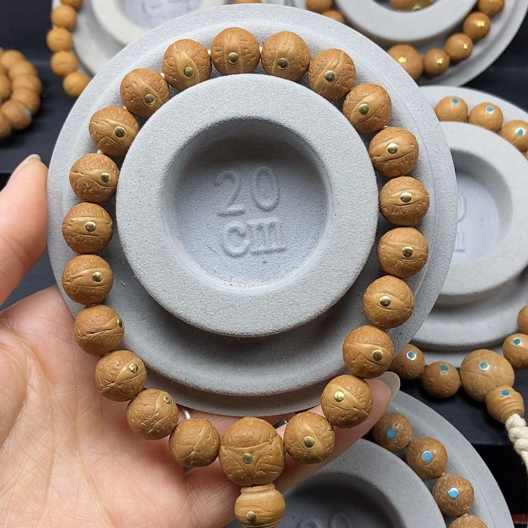 手串凤眼菩提12.5➕铜，25年籽