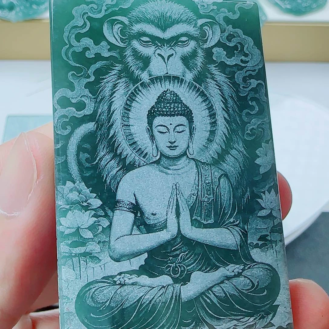 翡翠未镶嵌颈饰大**湖翡翠888888