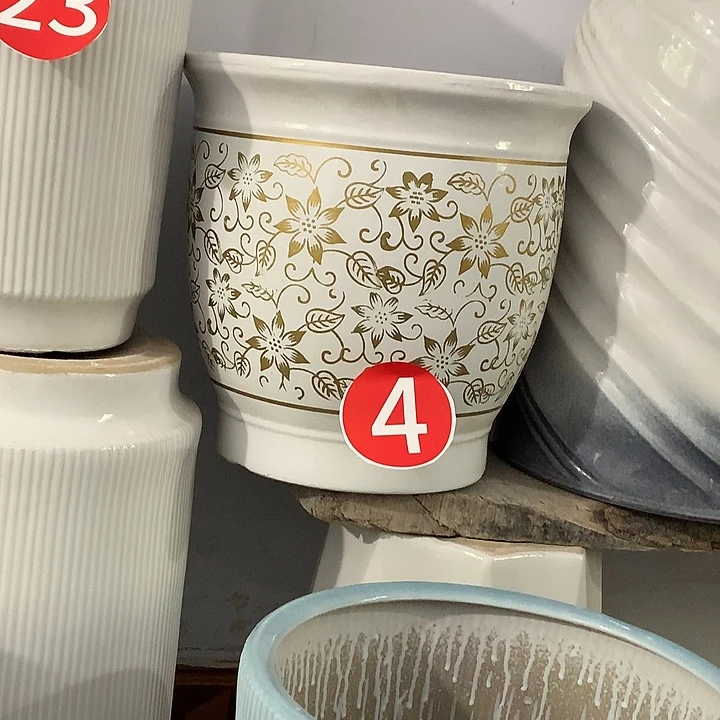 白金花一个高40口径40送托盘默认微瑕