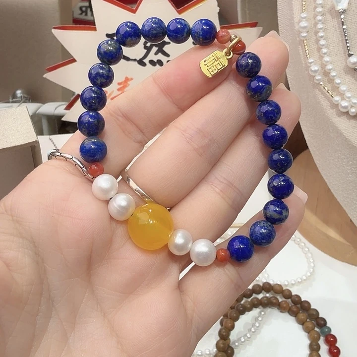 淡水珍珠合金手绳