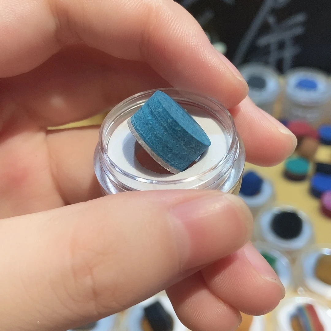 蓝色带白垫片大头杆➕胶水