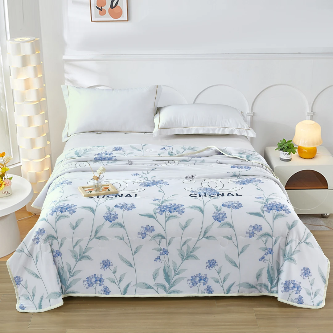 凉而不冰轻奢带氨凉感冰激凌被夏被200*230