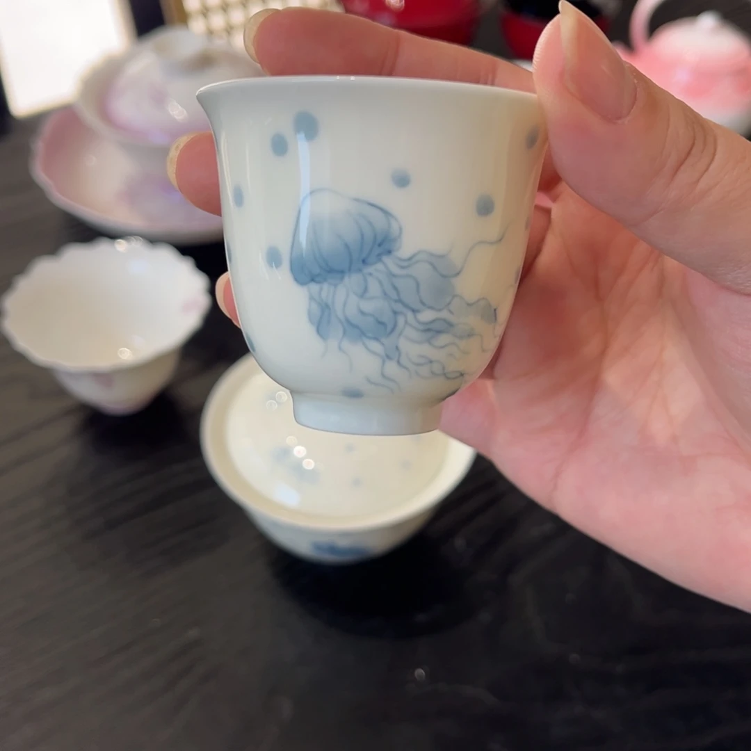 手绘水母杯哈哈哈哈