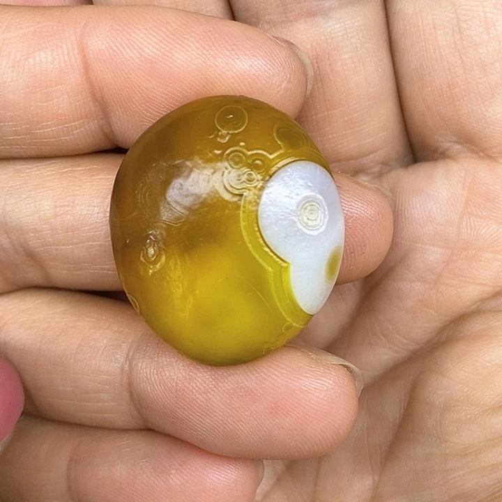 未镶嵌阿拉善眼睛石玛瑙/玉髓