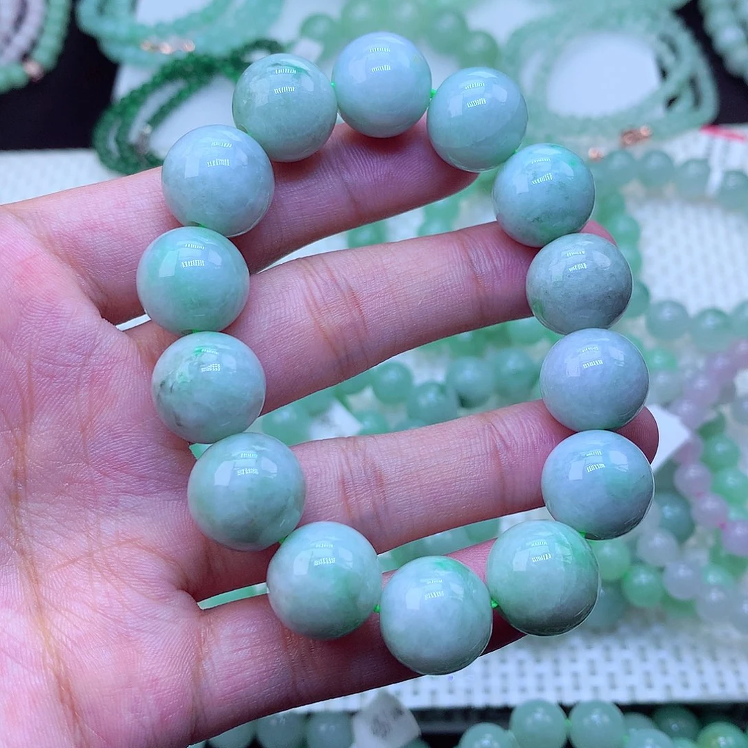 翡翠未镶嵌毛衣链