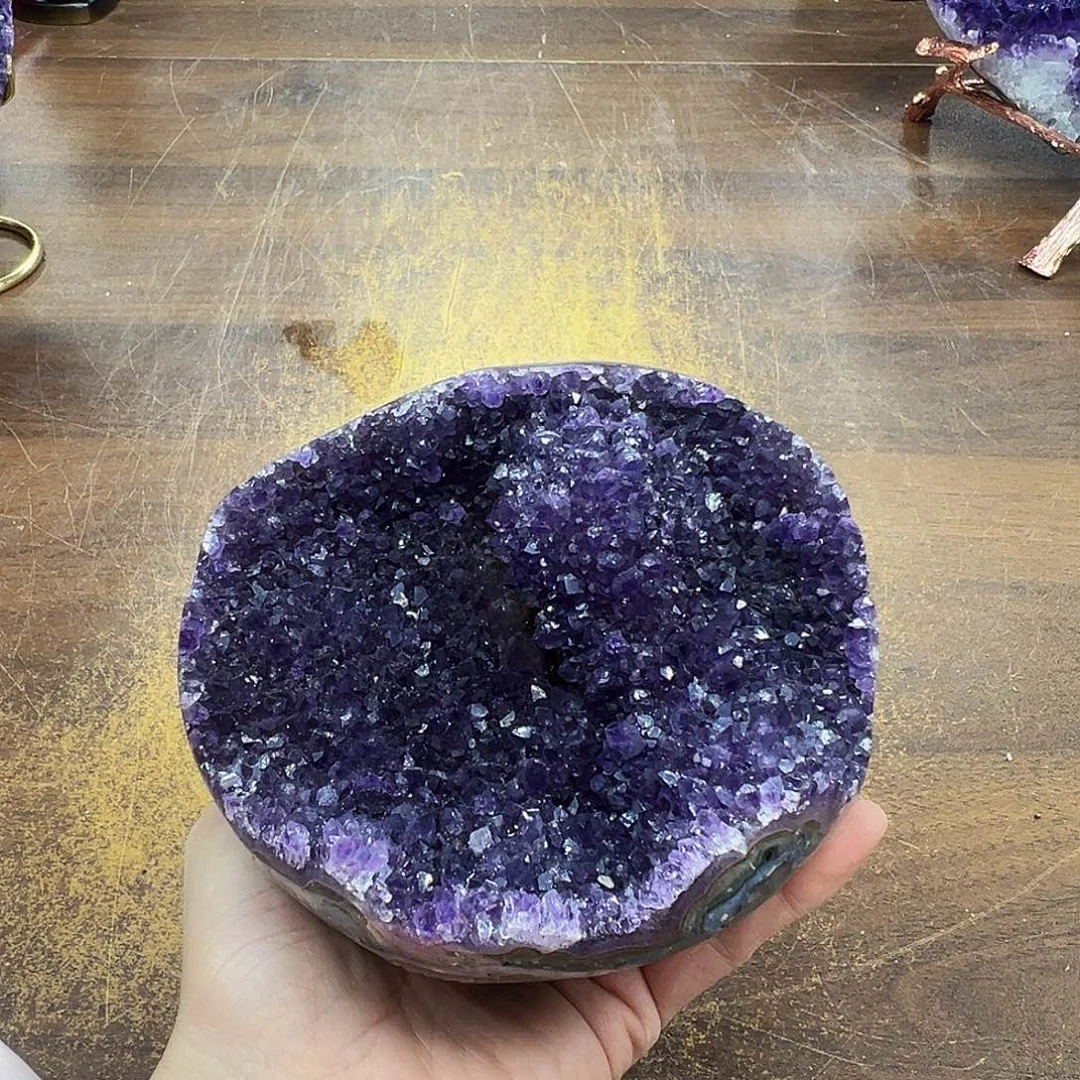 紫晶摆件未镶嵌晶体