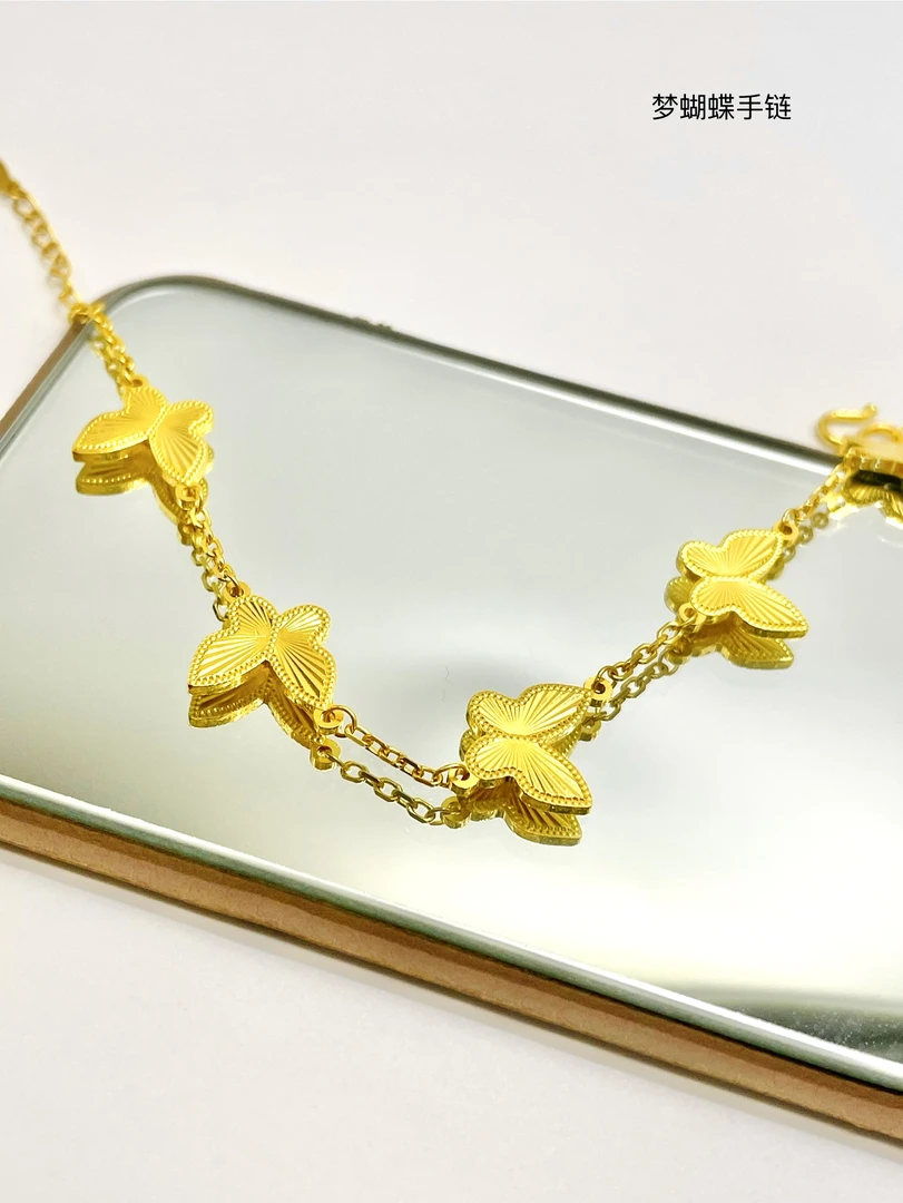 足银手链 银手链足银手链-梦蝶手链