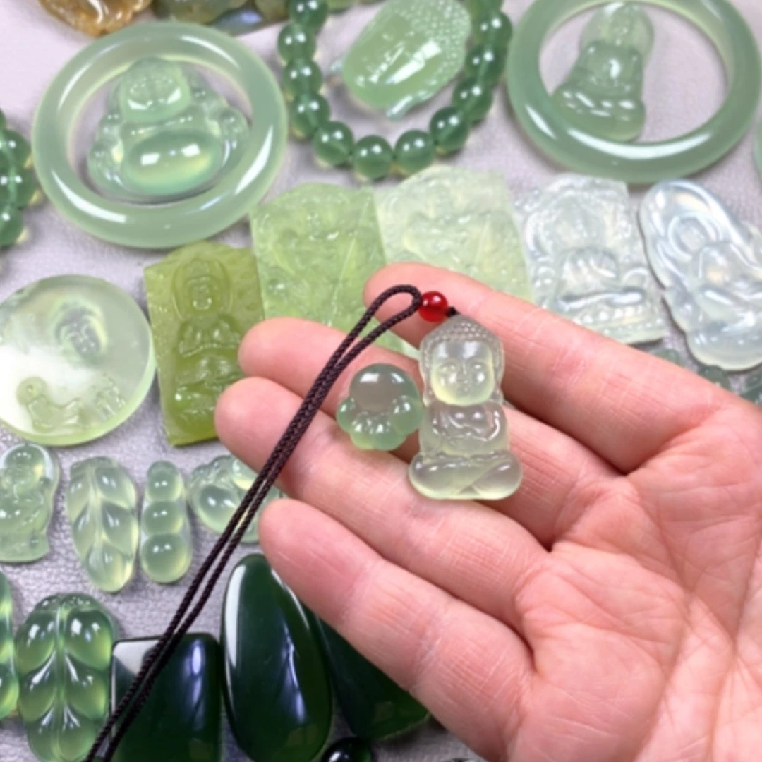 【闪购商品】蛇纹石玉岫玉吊坠未镶嵌