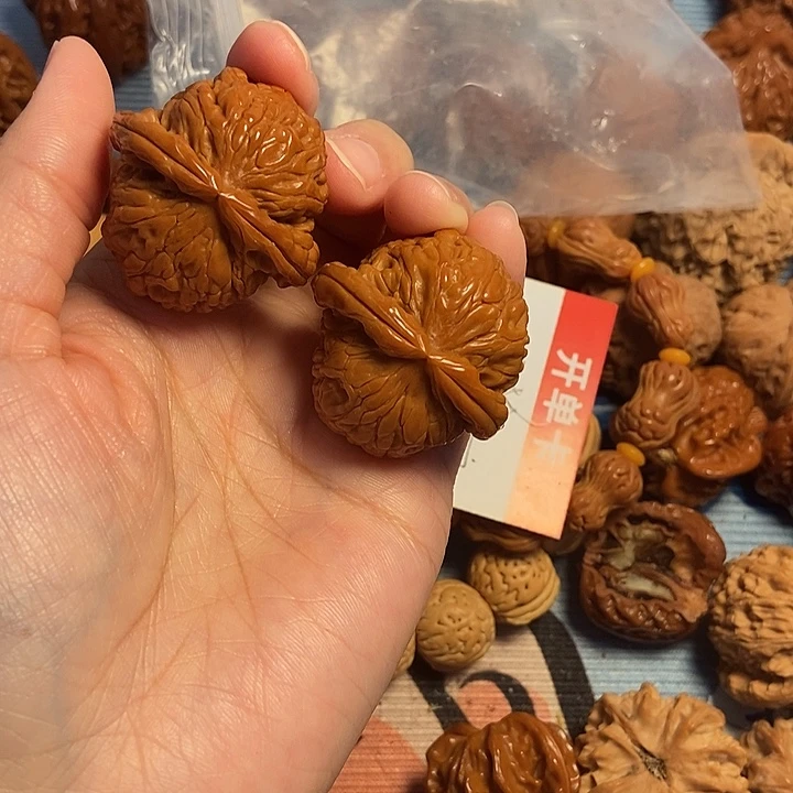 吊坠文玩核桃36虎头